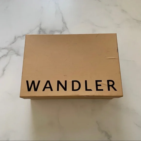 New Wandler Louie woven Italian leather mules in Sky blue EU 39 - Picture 9 of 9